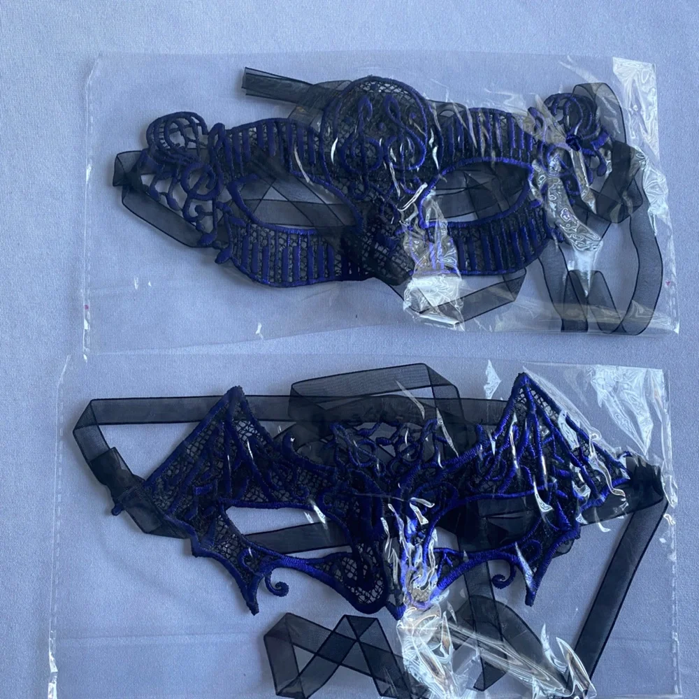 5 pair soft lace musical notes colorful‎ masquerade masks